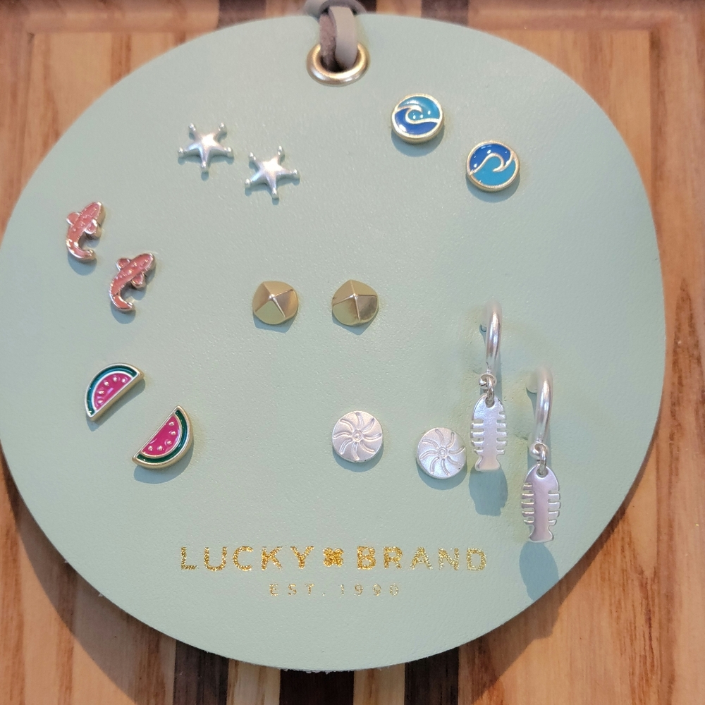 NWT Lucky Brand Earring Set